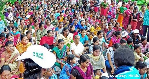 പുതുവൈപ്പ് നിവാസികൾ നിരോധനാജ്ഞ ലംഘിച്ചു; സംഘർഷം , അറസ്റ്റ് …!